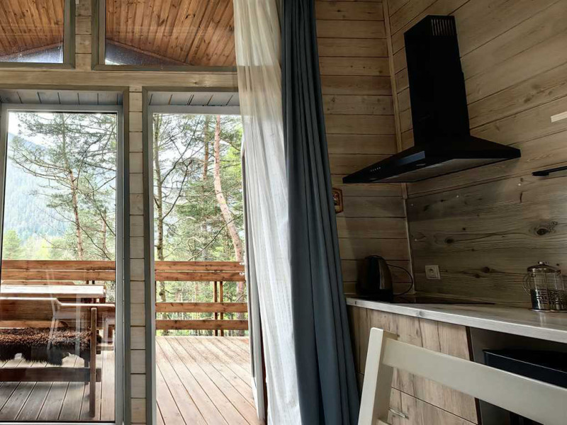 Домик шале № 5 вместимость до 4-х человек